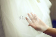 $15 SALE: Ivory Lace Cap Sleeves Tulle Flower Girl Dress