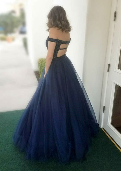 Ball Gown Off-the-Shoulder Sleeveless Long/Floor-Length