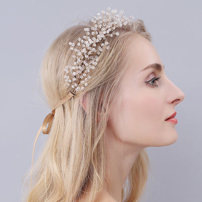 Crystal Beads Rhinestones Princess Headwear Wedding Hair