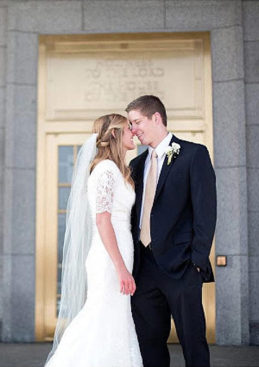 Long Mermaid Floor Gown, Wedding Dress main image 0