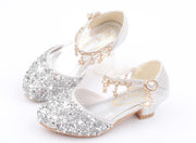 Gold / Silver / Pink Sequin Rhinestone Sandals Wedding
