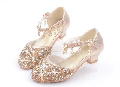 Gold / Silver / Pink Sequin Rhinestone Sandals Wedding 