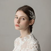 Handmade Artificial Pearls Bridal Hair Comb Wedding