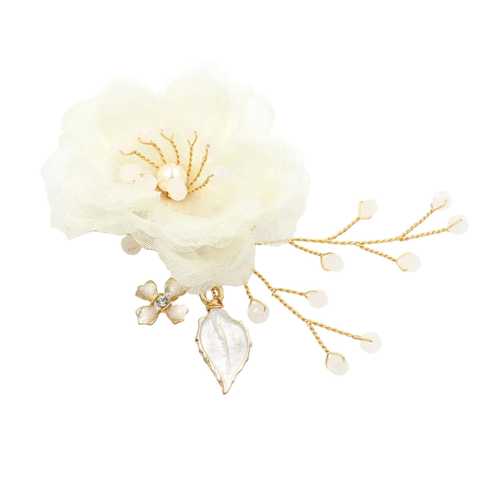 Handmade Chiffon Flowers Hairpin Suit Bridal Hair Wedding