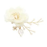 Handmade Chiffon Flowers Hairpin Suit Bridal Hair Wedding