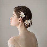 Handmade Chiffon Flowers Hairpin Suit Bridal Hair Wedding