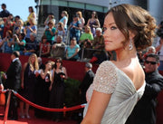 Olivia Wilde Silver Chiffon Celebrity Formal Evening Dress
