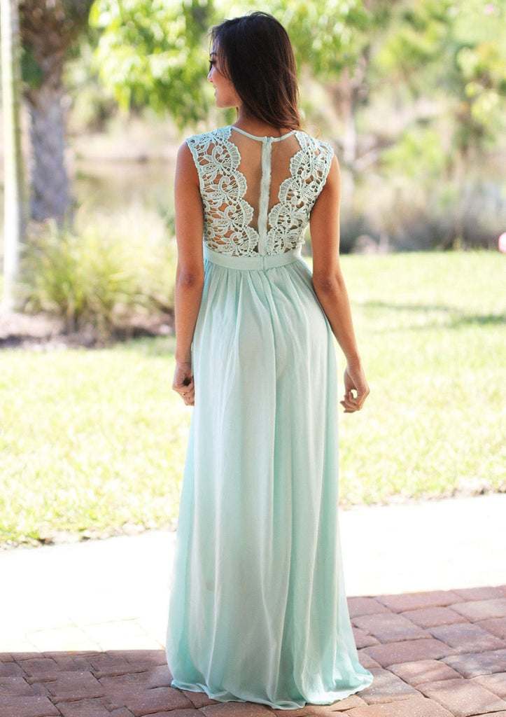 Princess Sleeveless Chiffon Long Wedding Party Dress