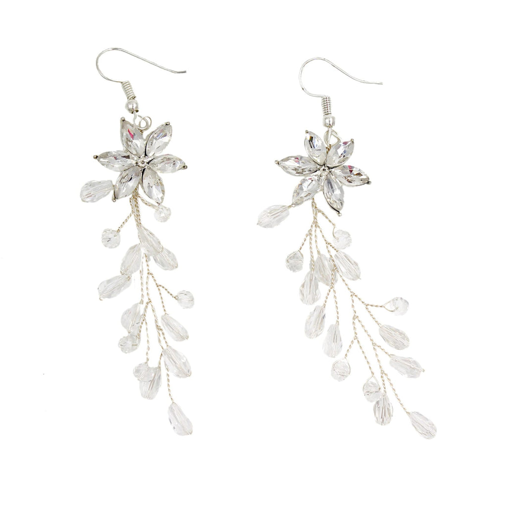 Rhinestone Bridal Earring Women Chic Wedding Earring Party