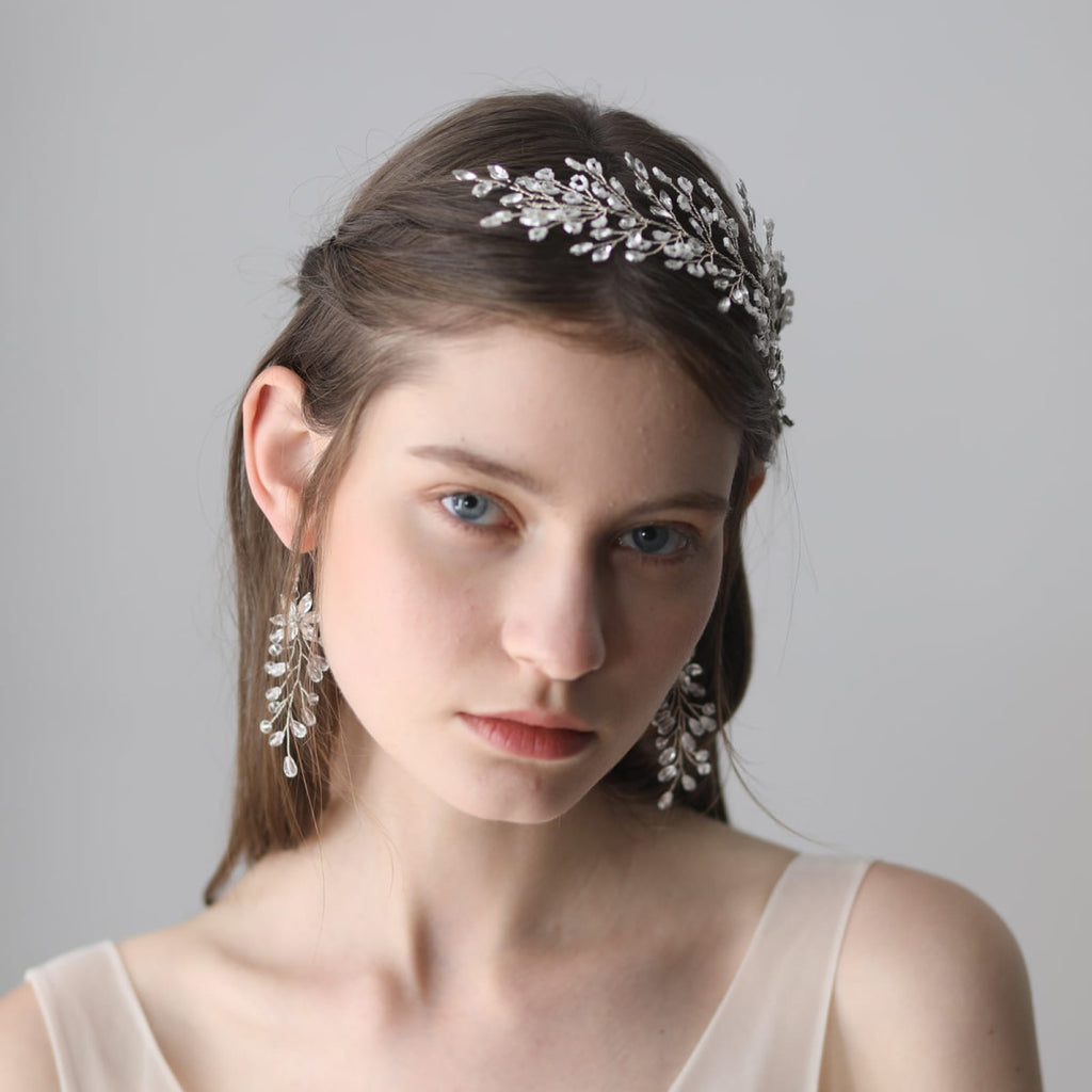 Rhinestone Bridal Earring Women Chic Wedding Earring Party