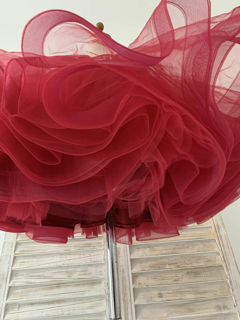Long Sleeves Sequin Tulle Wedding Party Flower Girl Dress