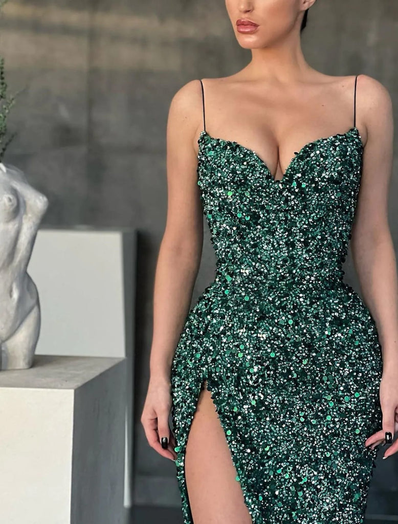 Mermaid / Trumpet Prom Dresses Sexy Dress Christmas Sweep /