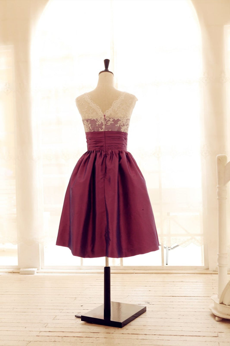 Dark raspberry bridesmaid dresses sales