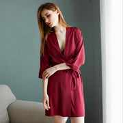 Women’s Satin Wedding Kimono Bride Robe.Sleepwear Bridesmaid