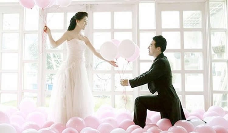 4 decorações criativas com balões de casamento para você escolher