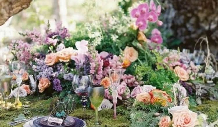 6 ideas románticas para una boda de ensueño en el bosque encantado