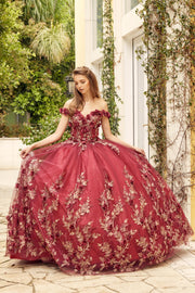 1447 Long Off Shoulder Quinceanera Dress