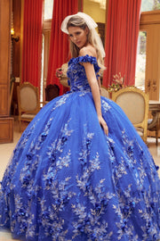 1447 Long Off Shoulder Quinceanera Dress