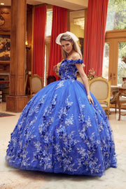 1447 Long Off Shoulder Quinceanera Dress