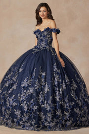 1447 Long Off Shoulder Quinceanera Dress
