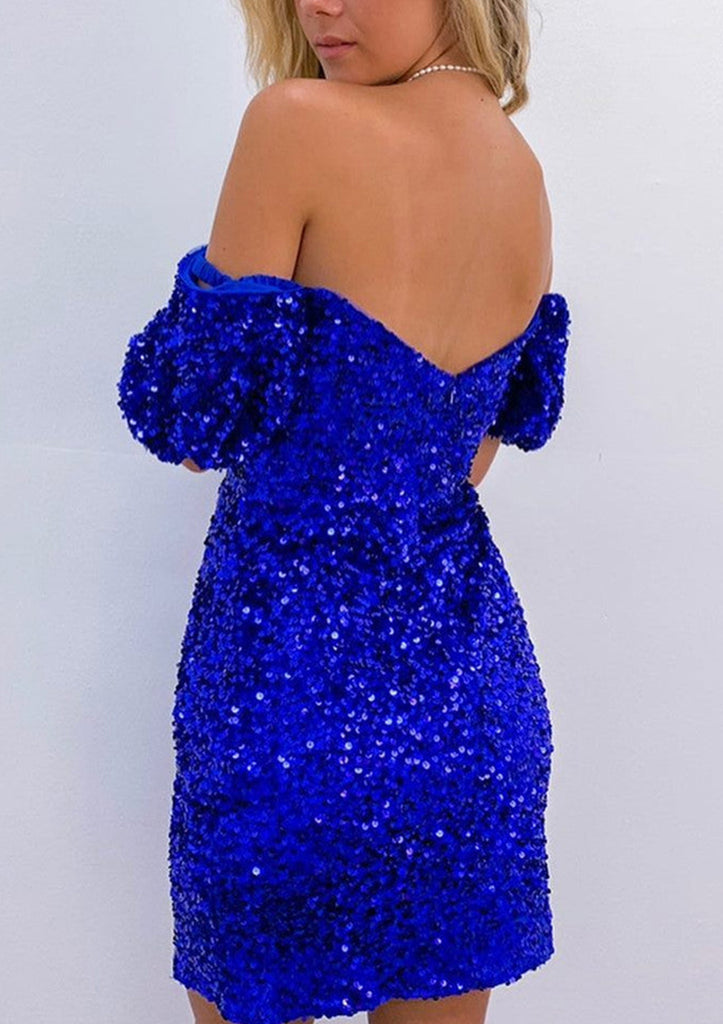 Mini online vestido escotado