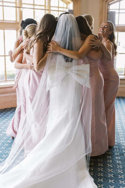 Pink One Shoulder Flower Sleeveless Satin Long Dress