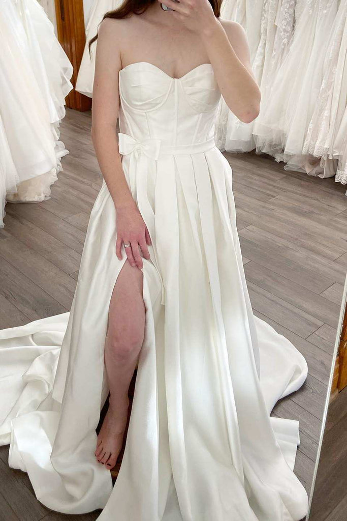 sweetheart empire waist wedding dress Sweetheart Long Criss-Cross Empire Sleeveless Chiffon Summer Wedding Dress Beach With Waist Jewellery
