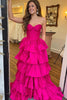 Vestido largo de fiesta de satén, en línea A, palabra de honor, con escote corazón, capas y fruncido