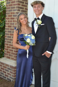 Ruffled Straps Sweetheart Navy Blue Satin Long Prom Dress, Slit
