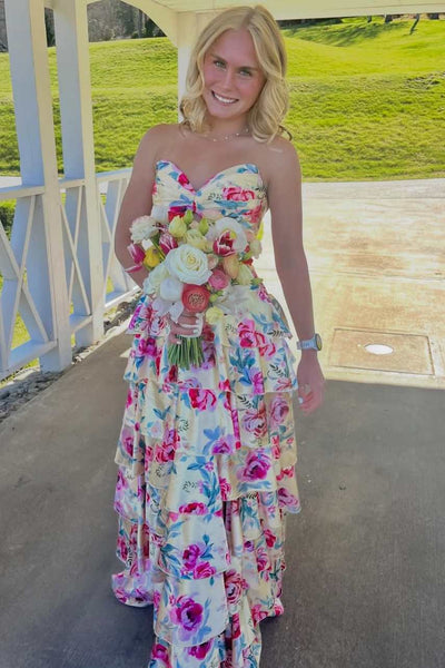 Floral - Engagement Party Dresses - Princessly Floral - Engagement Party Dresses - Princessly