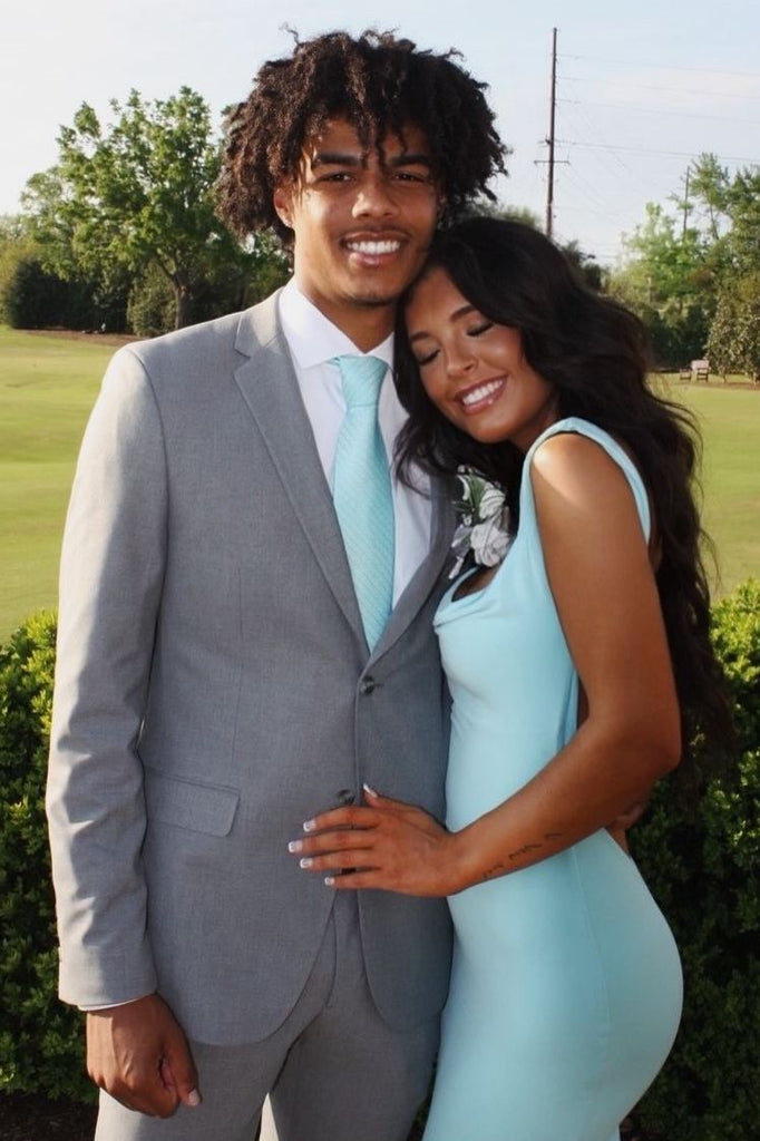 blue cowl neck prom dress Blue Cowl Neck Prom Dress Royal Blue Sequin Satin Halter Cowl Neck Prom Dress