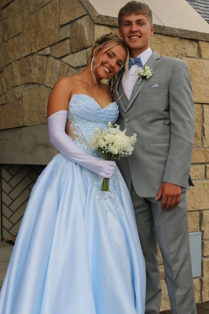 v neck empire waist prom dress Amarra 88851 - Long Crepe Mermaid Dress