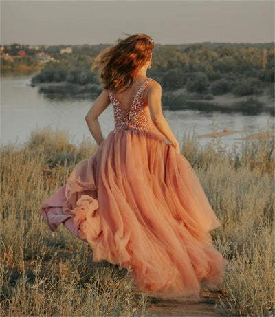 Peach Prom Dresses, 200+ Styles & 40 Colors! - Princessly Peach Prom Dresses, 200+ Styles & 40 Colors! - Princessly