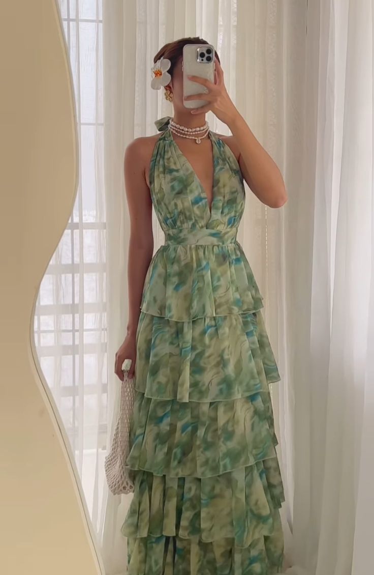 off white floral tiered halter maxi dress Blown Away Floral Crepe Tiered Halter Maxi Dress Off White & Sand / S