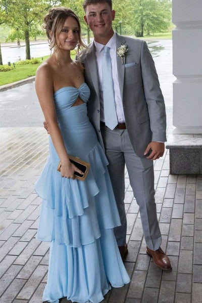 SAMHO Chiffon bruidsmeisjes jurken lange V-hals formele avondjurk met split bruiloft gast jurk, -Salie, 36 SAMHO Chiffon bruidsmeisjes jurken lange V-hals formele avondjurk met split bruiloft gast jurk, -Salie, 36