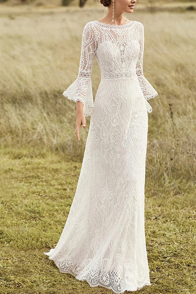 3/4 Sleeve Wedding Dresses & Gowns | Online Bridal Shop – Olivia Bottega