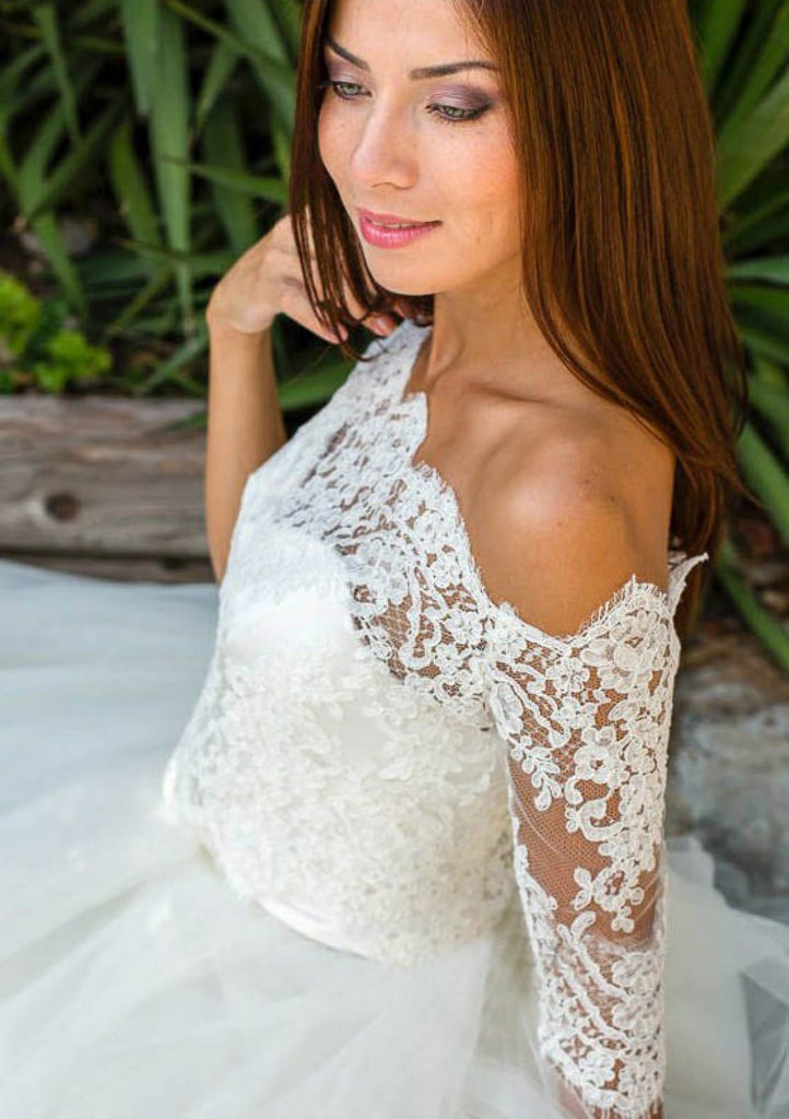 ankle length ball gown wedding dress Ankle Length Wedding Gowns