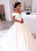 Robe de bal Hors Épaule Chérie Chapelle Dentelle Robe de Mariée