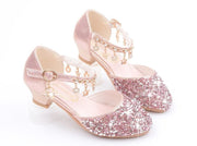 Gold / Silver / Pink Sequin Rhinestone Sandals Wedding 