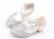 Gold / Silver / Pink Sequin Rhinestone Sandals Wedding 