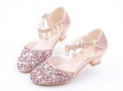 Gold / Silver / Pink Sequin Rhinestone Sandals Wedding 