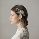 Perle artificiali fatte a mano Pettine per capelli da sposa Accessorio per capelli da copricapo da sposa