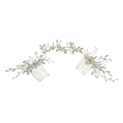 Handmade Rhinestones Alloy Bridal Hair Comb Wedding 