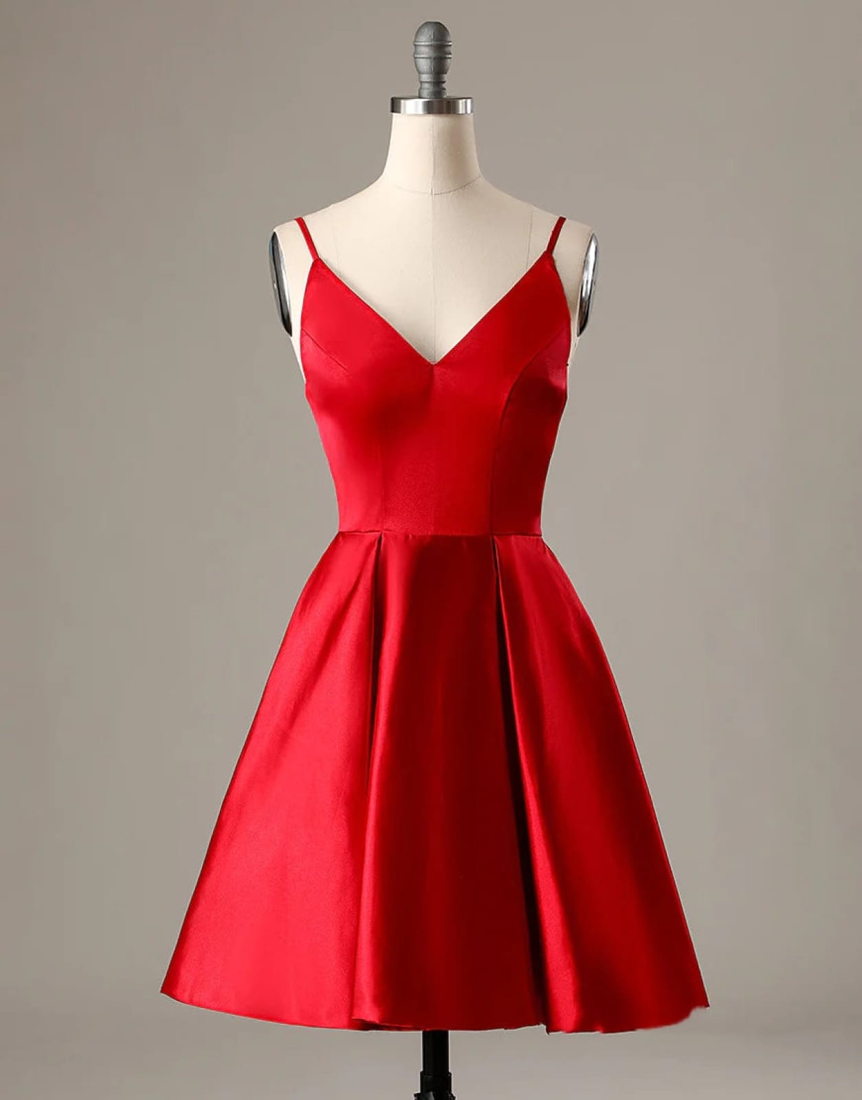 strapless open back dress Dreamylily Women Wine Red A Line Short Homecoming Dress with Lace Appliques main image 0