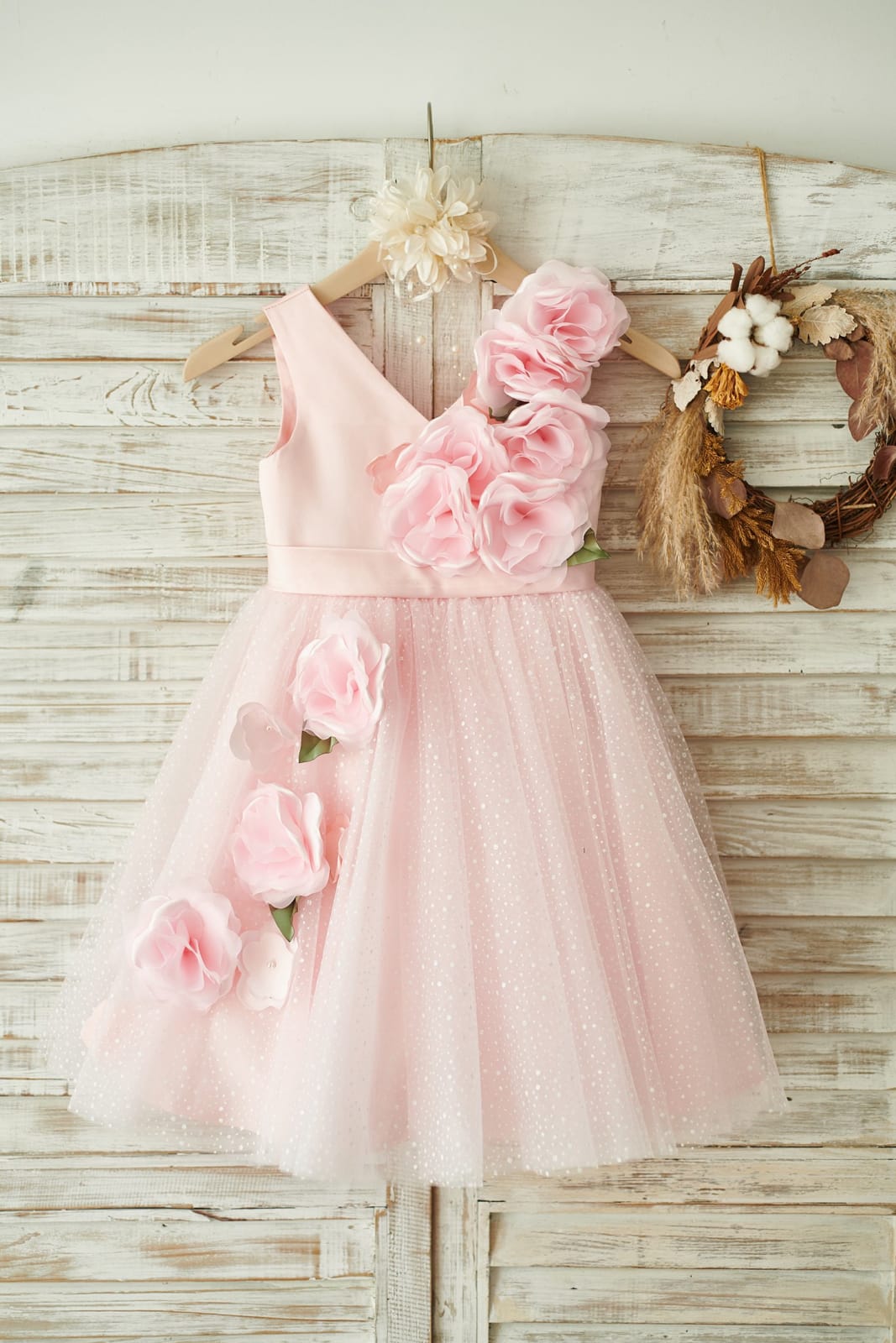 blush pink dress for girls Blushing Pink Flower Girl Dresses