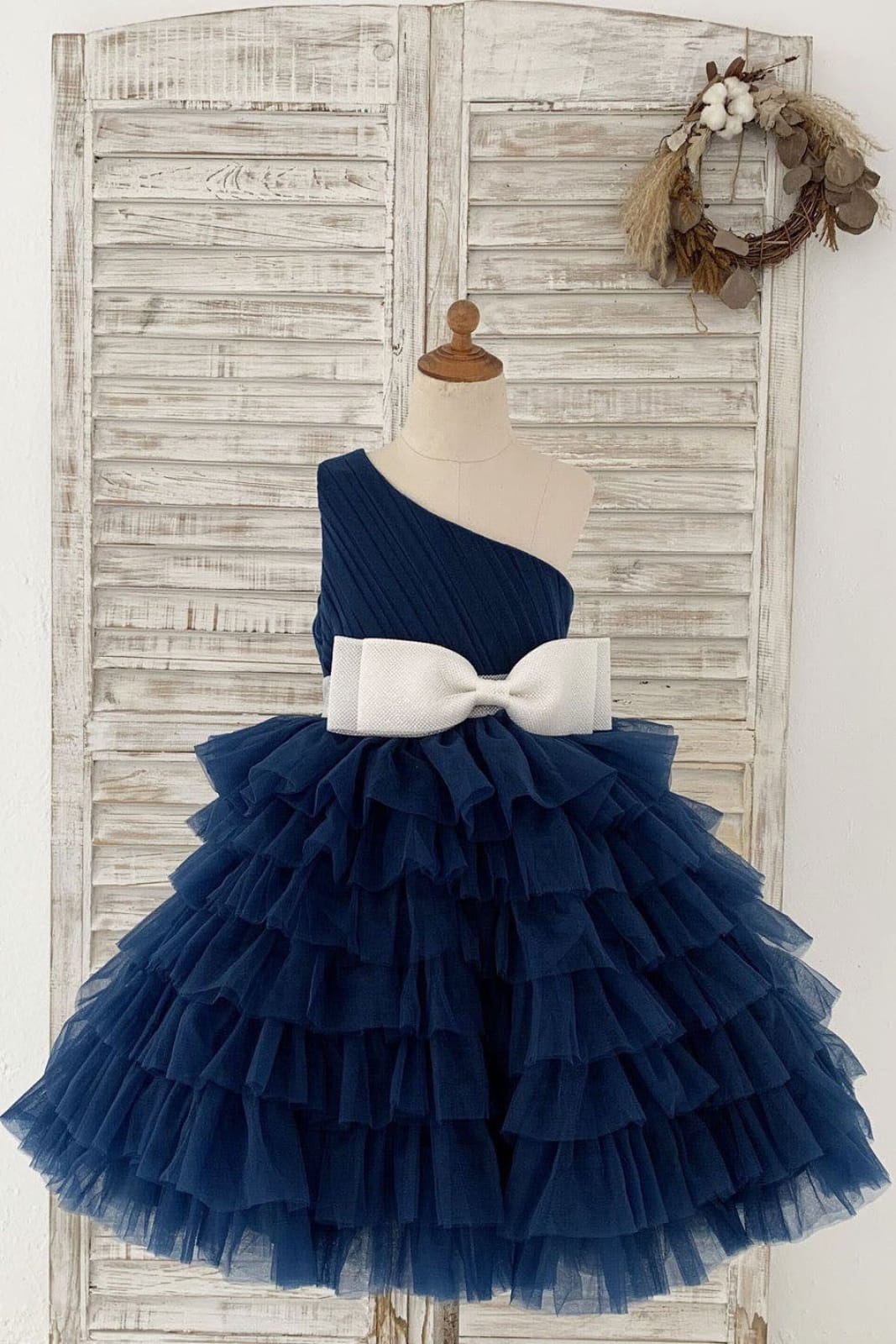 Navy Blue Bridesmaid And Flower Girl Dresses Flower Girl Dresses