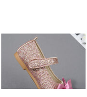 Purple / Pink / Gold Bowknot Sequin Wedding Flower Girl 