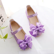 Purple / Pink / Gold Bowknot Sequin Wedding Flower Girl 