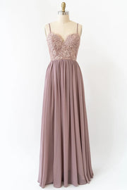 Strap Sweetheart Embroidery Lace Dusk Chiffon Pleated